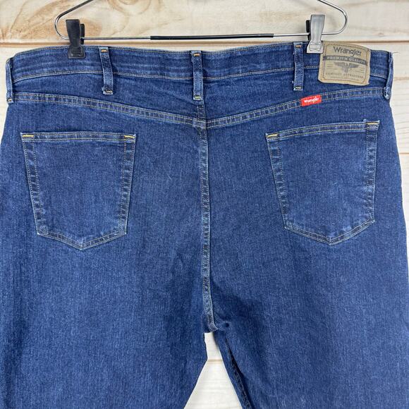 Wrangler Premium Quality Blue Denim Regular Fit Jeans Size 44x30 - Picture 5 of 8